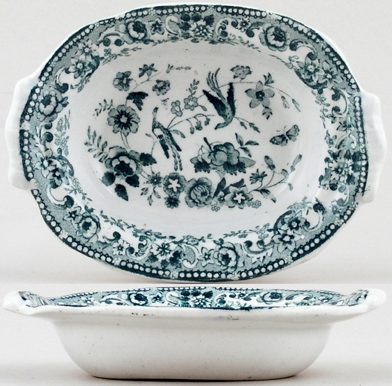 Toy Vegetable Dish Base c1840